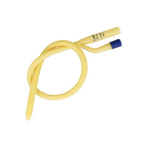 Cewnik Foley dwudrożny z gumową zastawką, lateks silikonowany, CH26, balon 30ml-10 szt.