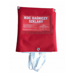 Koc gaśniczy szklany w pokrowcu, 2 x 3 m, 1 szt