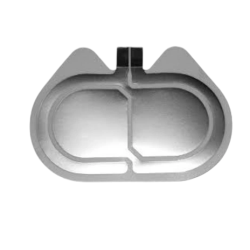 Elektroda neutralna jednorazowa EMEDSAFE dzielona, dla dorosłych i dzieci 176 mm x 122 mm