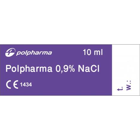 Sól fizjologiczna 0,9%  POLPHARM 10 ml, 1 szt 