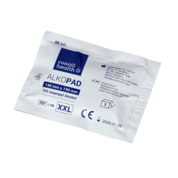 Gaziki nasączone alkoholem ALKOPAD 190mm x 140mm, 50 szt