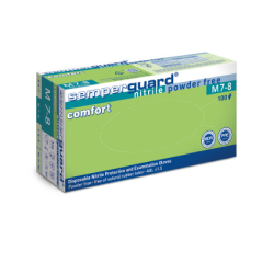 Rękawiczki Nitrylowe SEMPERGUARD NITRILE COMFORT, rozm. M, op. 100 szt