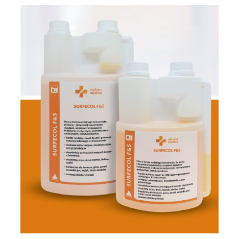 Surfecol F&S koncentrat do mycia i dezynfekcji powierzchni i sprzętów, 0,5L