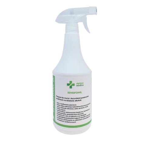 SENSIFOMIL mycie i dezynfekcja powierzchni wrażliwych na alkohol, 1l ze spryskiwaczem 