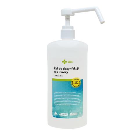 GELICO 44 żel do dezynfekcji rąk, 1L z pompką