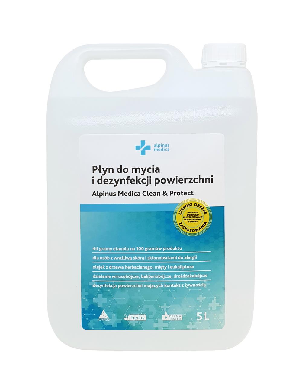 Clean & Protect Płyn do mycia i dezynfekcji  powierzchni, 1L bez spryskiwacza