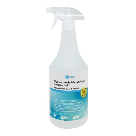 Clean & Protect Płyn do mycia i dezynfekcji  powierzchni, 1L ze spryskiwaczem