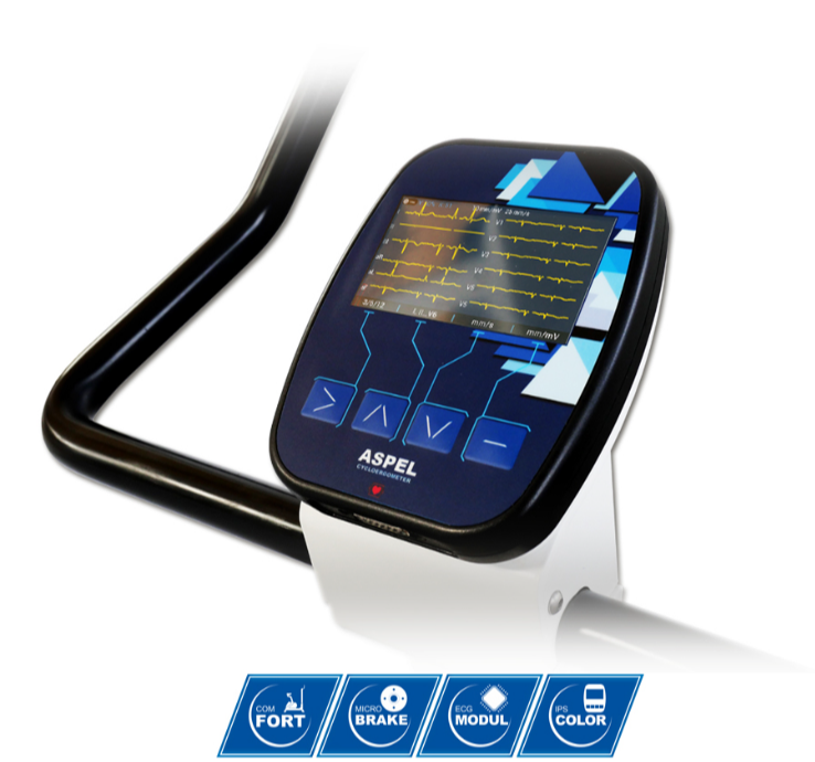Rehabilitacyjny Cykloergometr z ekranem-ASPEL CRG-601 v.601 