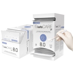 safeCARE Rękawice chirurgiczne lateksowe PP rozm. 8,0 1 para
