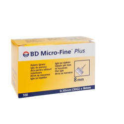 BD Micro-Fine Plus 0,3 x 8mm Igły insulinowe do penów 100 szt.
