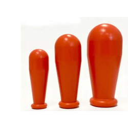 Smoczek do pipet, uniwersalny czerwony - 1 szt.