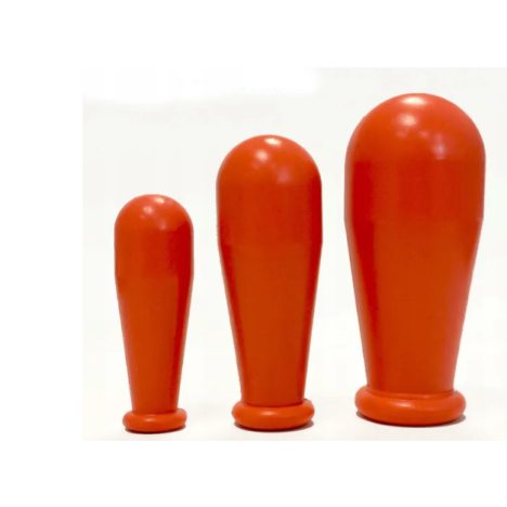 Smoczek do pipet, uniwersalny czerwony - 1 szt.