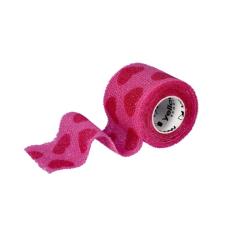 Bandaż kohezyjny 5cm x 4,5 m kolor różowy w serca, 1 szt.