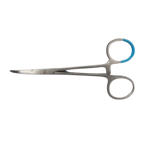 Kleszczyki sterylne Pean Halsed Mosquito zagięte, dł. 12,5cm,- 25 szt.