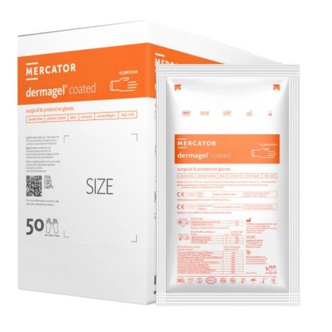Dermagel Coated PF Rękawice chirurgiczne, rozm. 7,5, 1 para