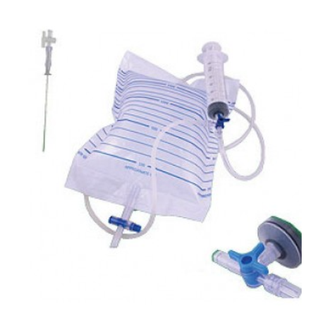 Zestaw do punkcji opłucnej 3-igłowy TORASET 1-55 - 1kpl.