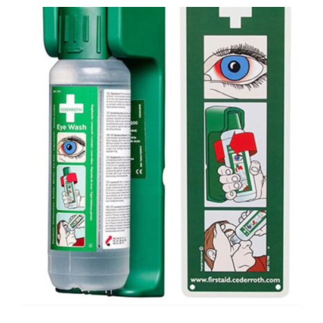 Płukanka do oczu CEDERROTH Eye Wash 500 ml z uchwytem (REF-7251-7200)