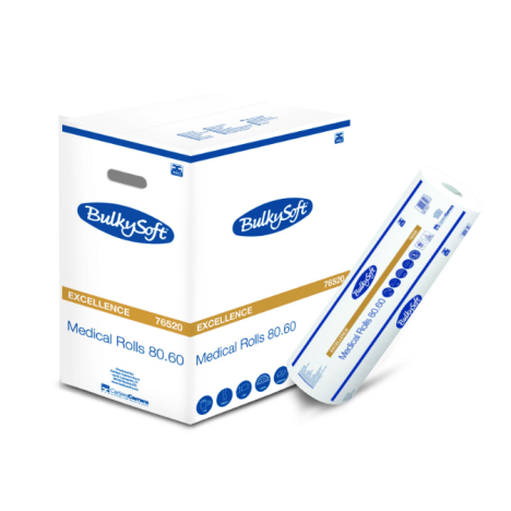 BulkySoft Excellence, 2 w. biały, celulozowy, rolka 60 cm x 80- 6rolek
