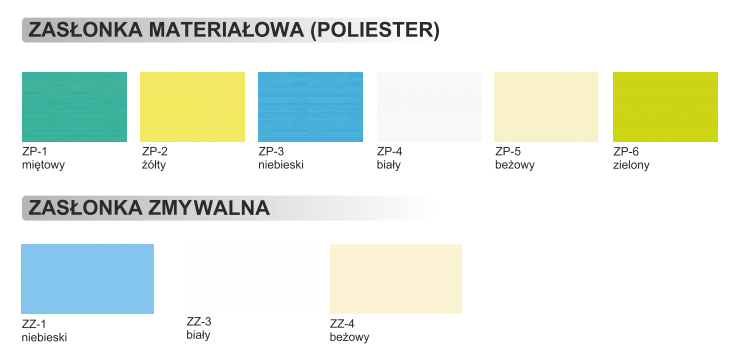 Parawan teleskopowy przyścienny z zasłonką PT1-S