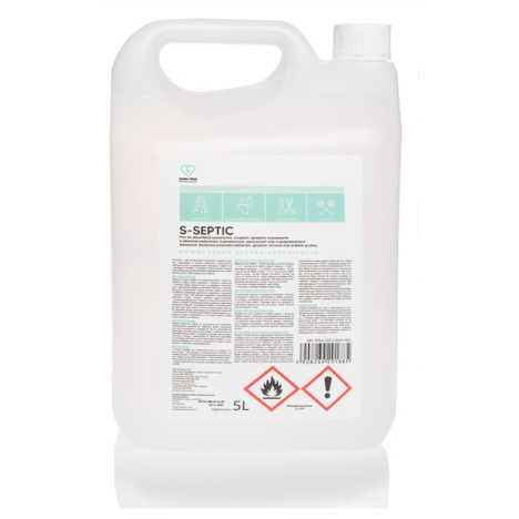 Saiko S-Septic Płyn do dezynfekcji powierzchni alkohol 5L