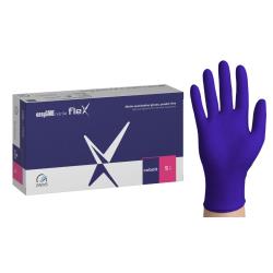 Rękawice nitrylowe easyCARE FLEX kobaltowe PF - S (100 szt.)
