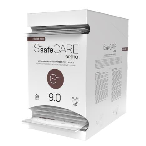 safeCARE ortho-rękawice chirurgiczne, lateks PF, sterylne, 9, 1 para