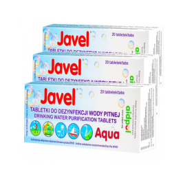 Tabletki do Uzdatniania Wody Pitnej Javel Aqua 20 szt