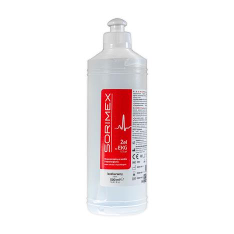 Żel do EKG bezbarwny SORIMEX 500 ml 