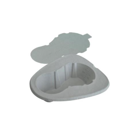 Basen sanitarny głęboki, jednorazowy, 2L, z pokrywką