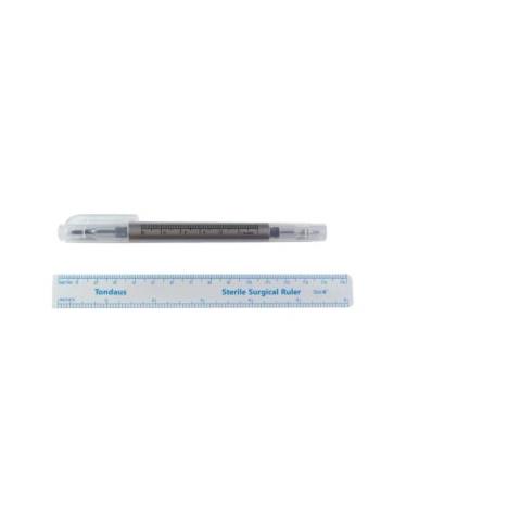 Marker chirurgiczny dwustronny z linijką, sterylny TONDAUS