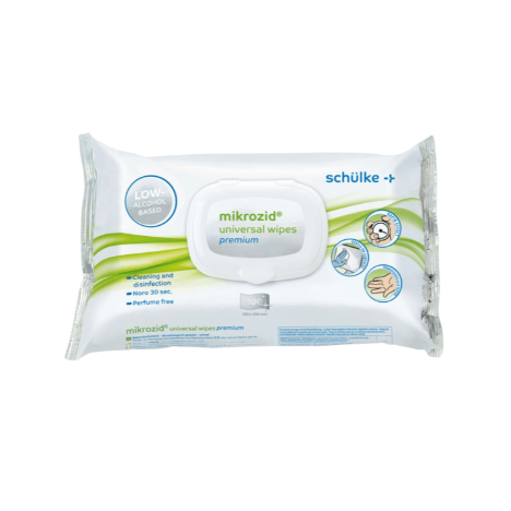 Chusteczki do dezynfekcji Mikrozid Universal Wipes Premium 100szt
