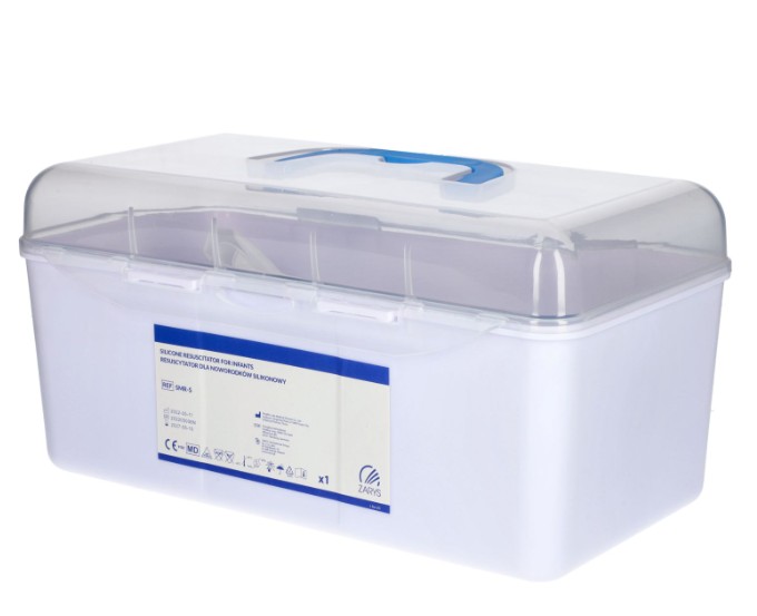 Resuscytator silikonowy dla noworodków wielorazowy