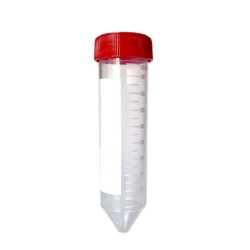 Probówka stożkowodenna PP 50ml z czerwoną nakrętką typu Falcon, 25szt./op.