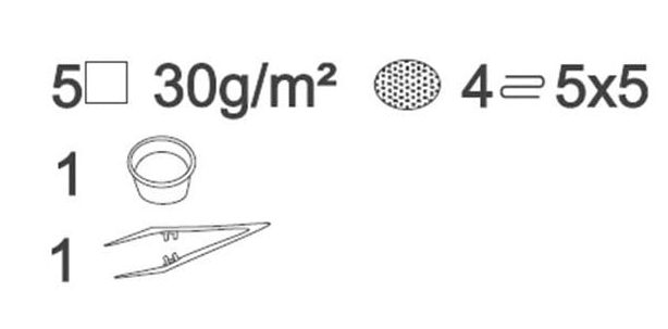 Uniwersalny zestaw zabiegowy Miękki blister-1 szt.