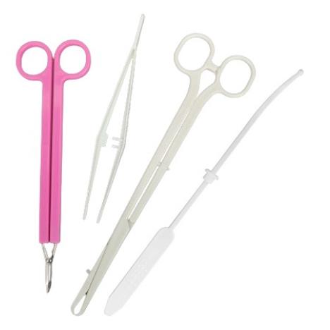 Zestaw narzędzi jednorazowych do zakładania i wyjmowania wkładek wewnątrzmacicznych