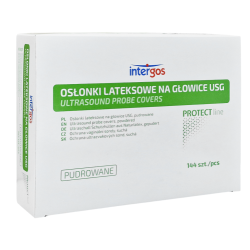 Osłonki na głowicę USG pudrowane, 144 szt.