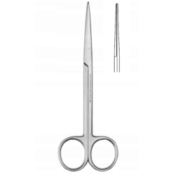 Nożyczki METZENBAUM preparacyjne ostro/ostre 14cm-proste