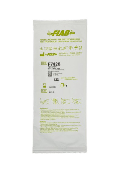 Elektroda neutralna, dla dorosłych, tab, bez kabla, 1 szt 