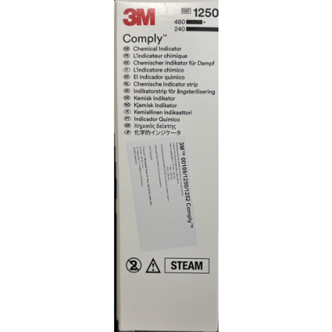 3M Testy do sterylizacji parowej klasy 4, 480 szt