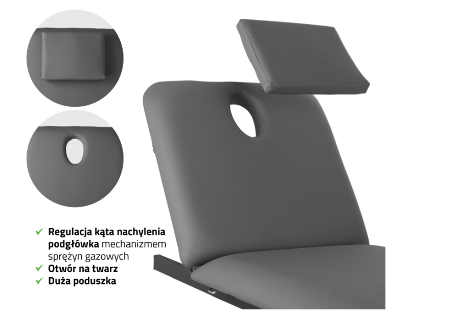 Stół elektryczny  pilot ręczny, rama sterująca, szaro czarny do 200 kg