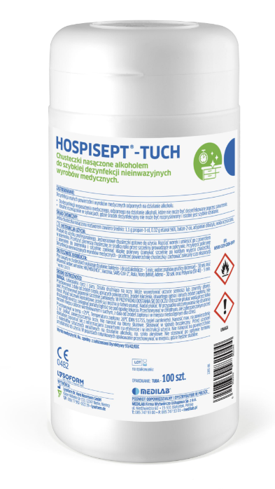 Hospisept-Tuch- wkład, chusteczki do szybkiej dezynfekcji wyr. medycznych z alkoholem 