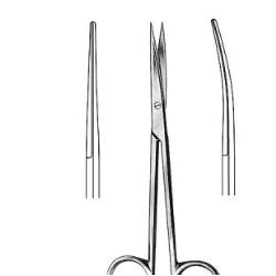 Nożyczki METZENBAUM preparacyjne ostro/ostre 14cm-zagięte