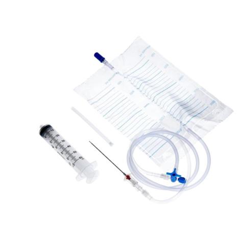 Zestaw do drenażu opłucnej z igłą Veress'a 