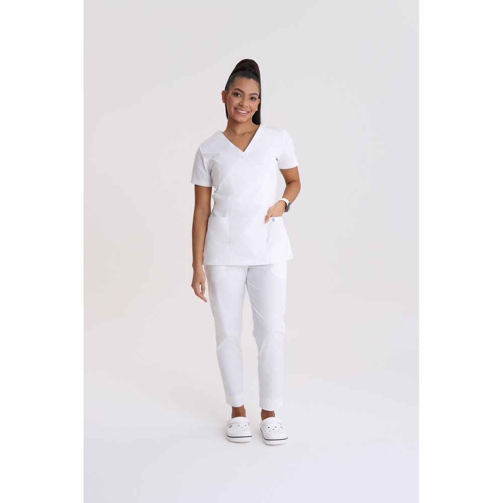 Tunika medyczna damska  Optic White S