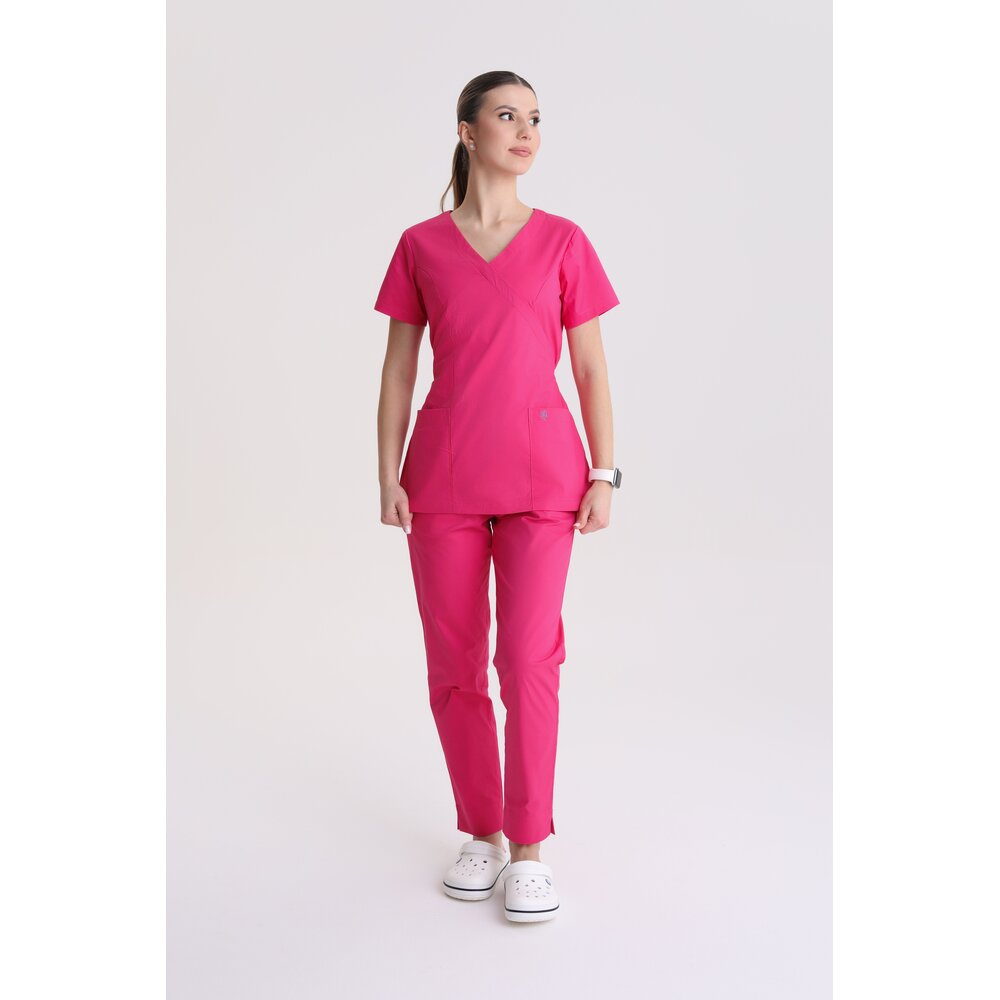 Tunika medyczna damska  Magenta XL