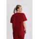 Bluza medyczna damska oversize Red Wine XL