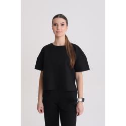 Bluza medyczna damska oversize Totally Black M