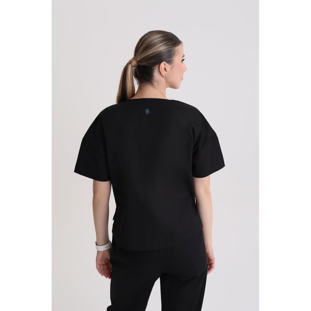 Bluza medyczna damska oversize Totally Black L