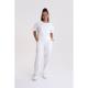 Bluza medyczna damska oversize Optic White S