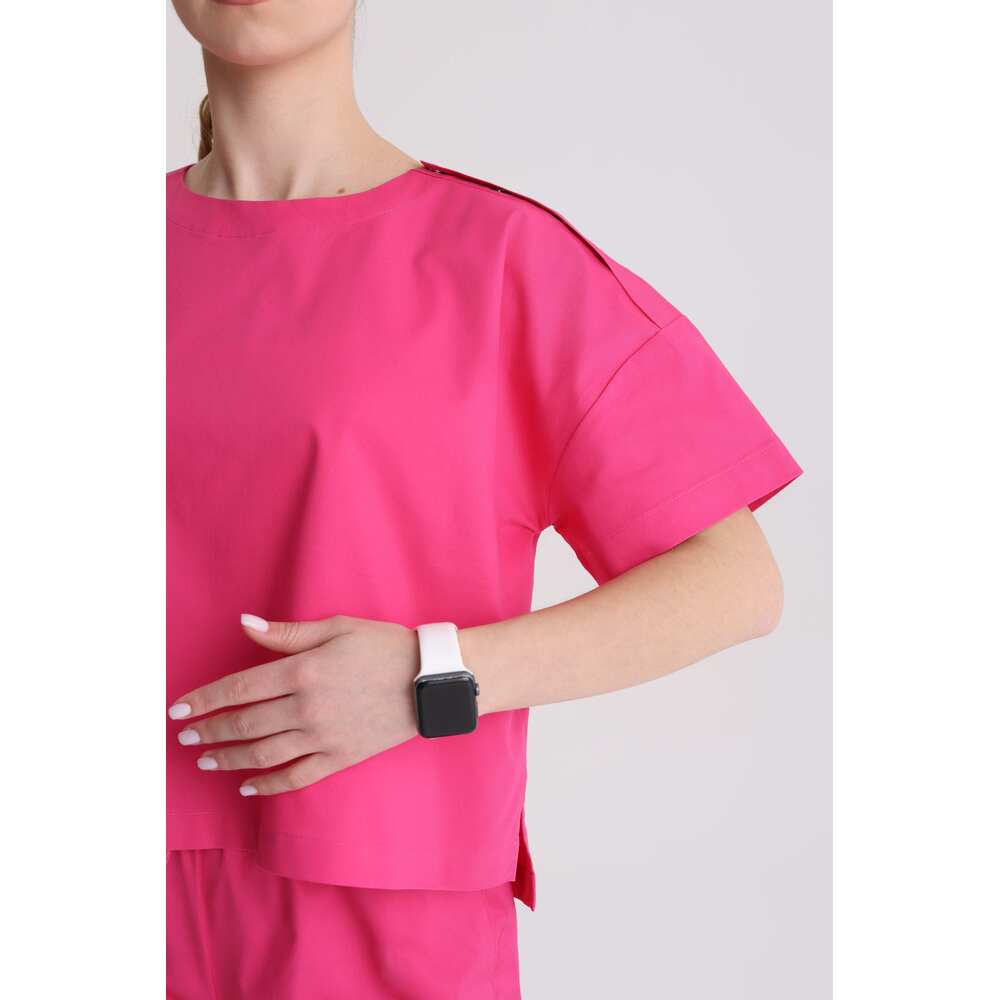 Bluza medyczna damska oversize Magenta M